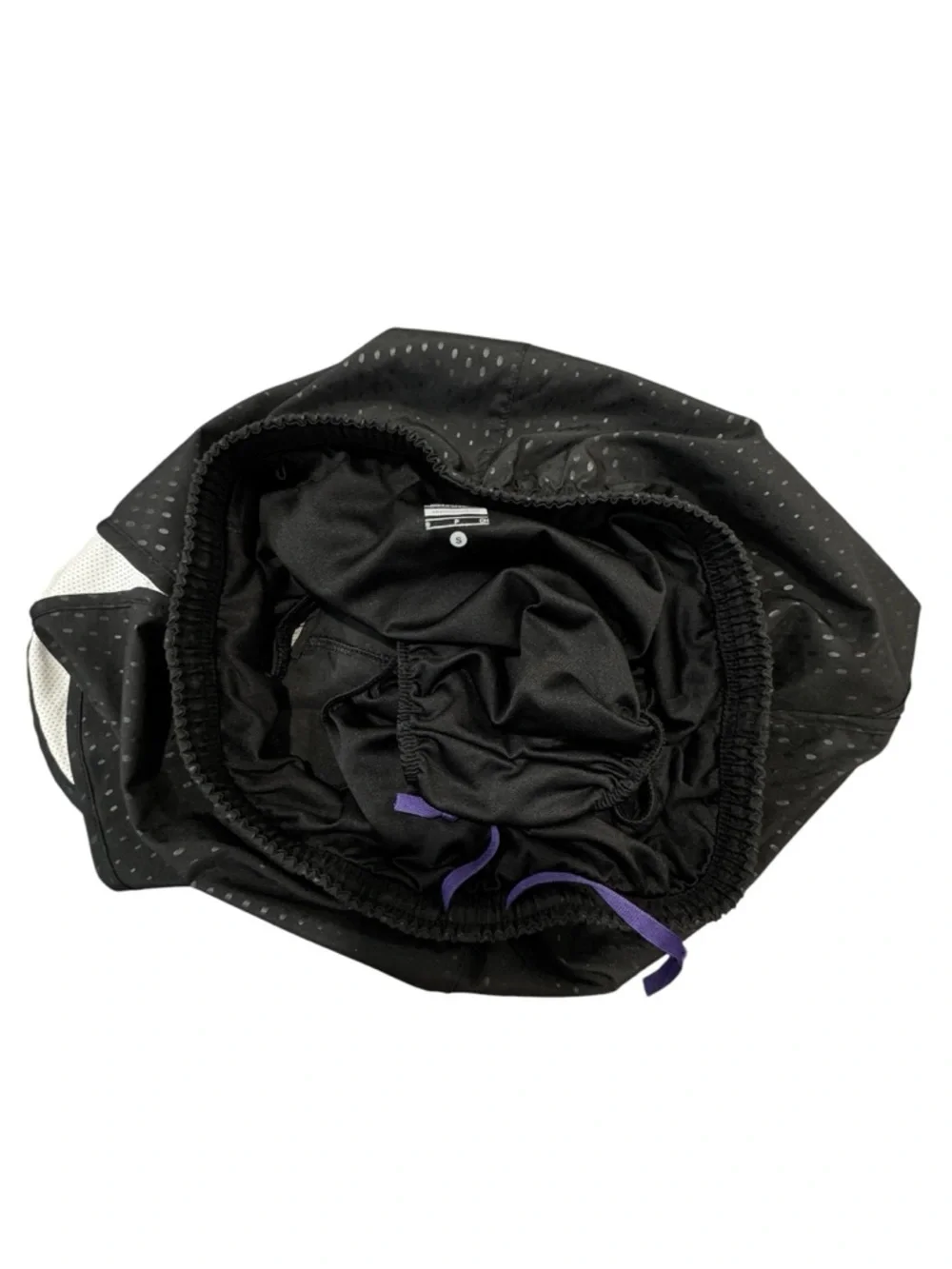 Nike Women’s Dri-Fit Washington Huskies Running Tempo Shorts Black/White Sz Sm
